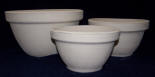 Crock bowls straight sides