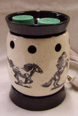 stamped Horses Tart Burner